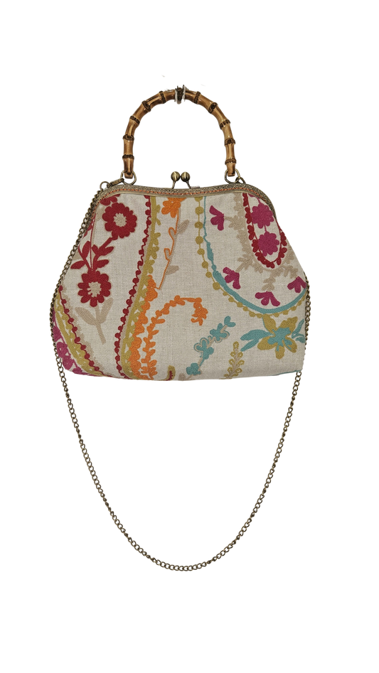 Bolso Bordado Flores