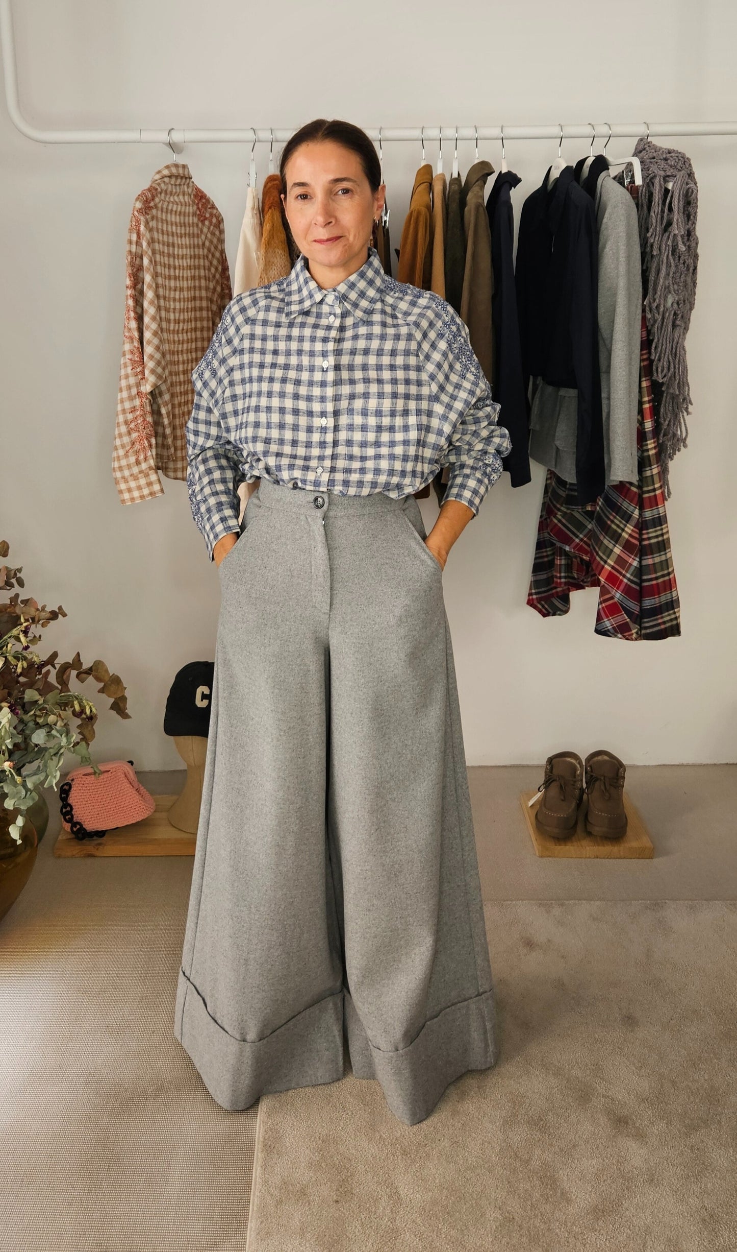 Pantalón Alejandra Gris