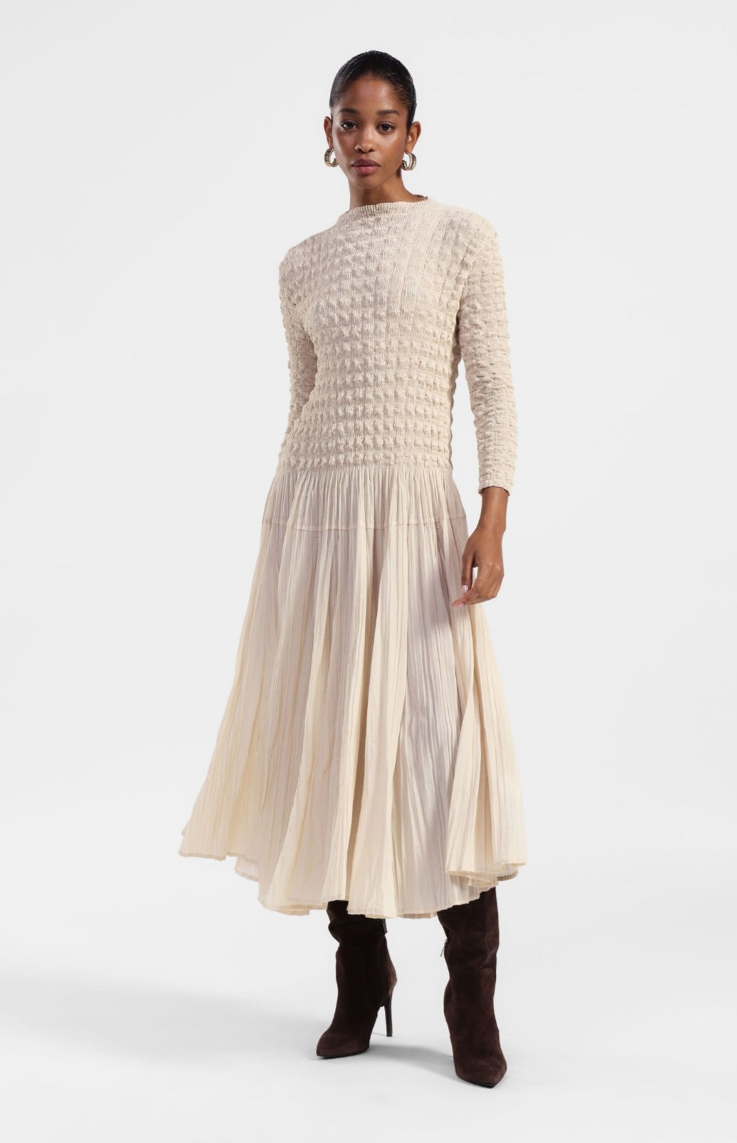 Vestido Efecto Arrugado