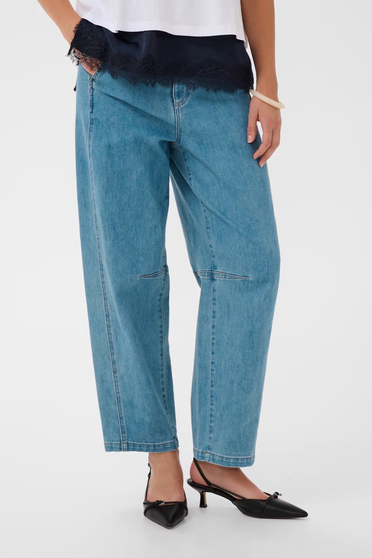 Jeans Baggy Azul Medio