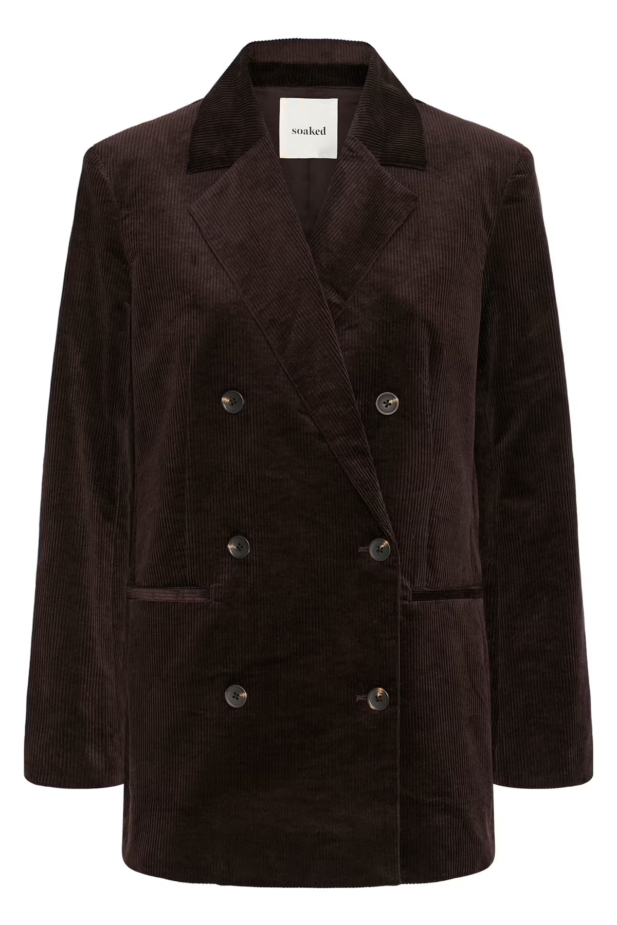 Blazer Larga Pana Chocolate