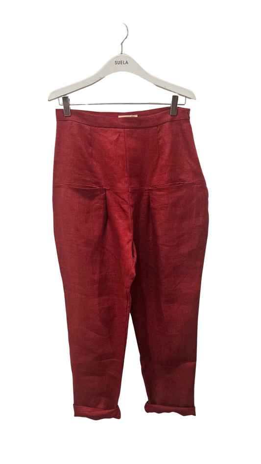 Pantalón Lino Tubo Suela