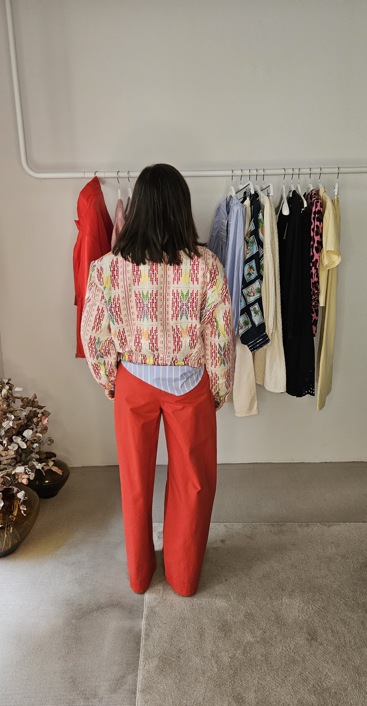 Pantalón Rojo Pinzas