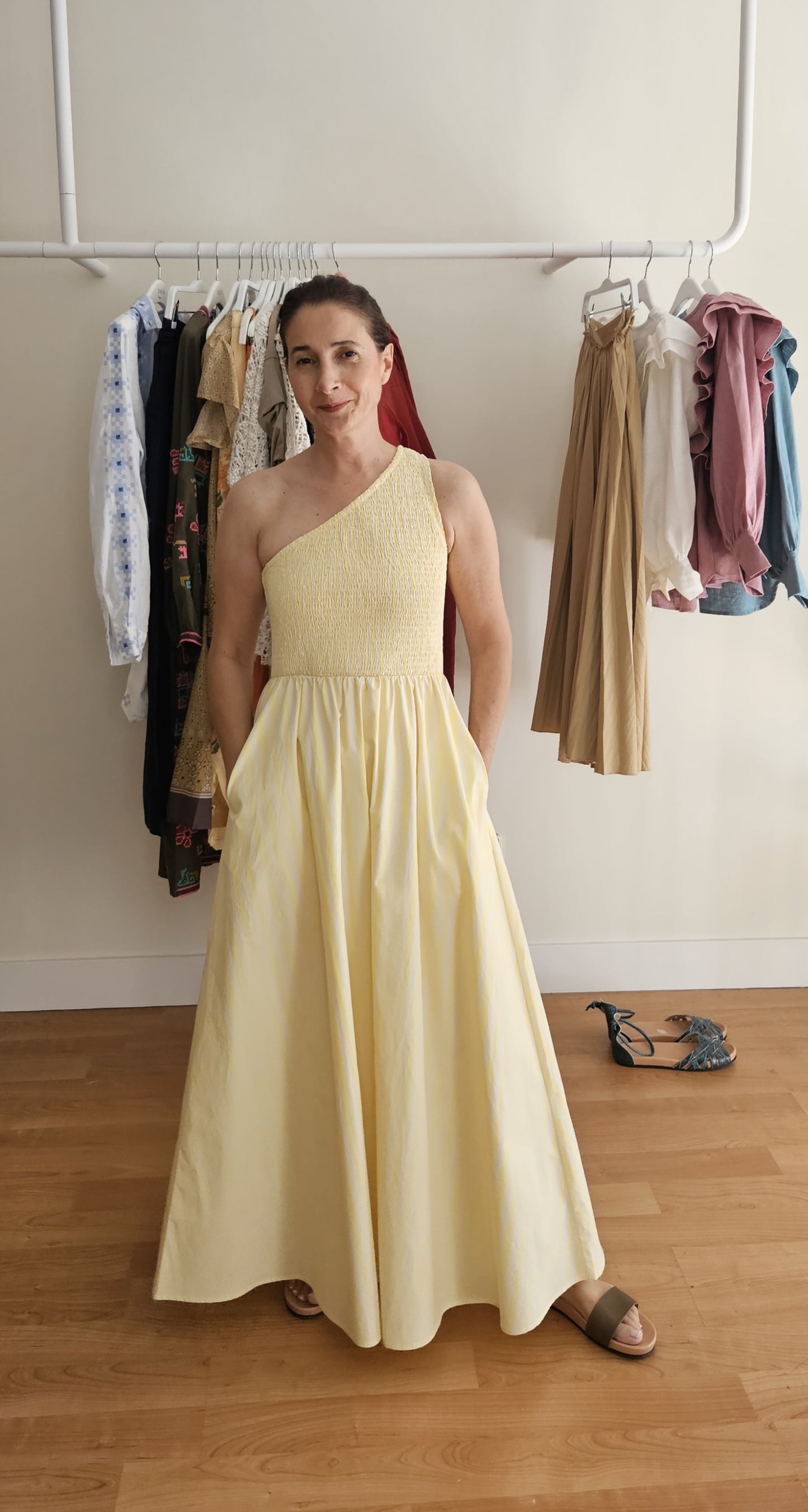 Vestido Rayas Limón