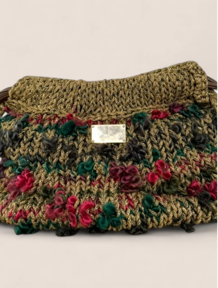 Bolso Scrunch Copenhague Dorado Multicolor