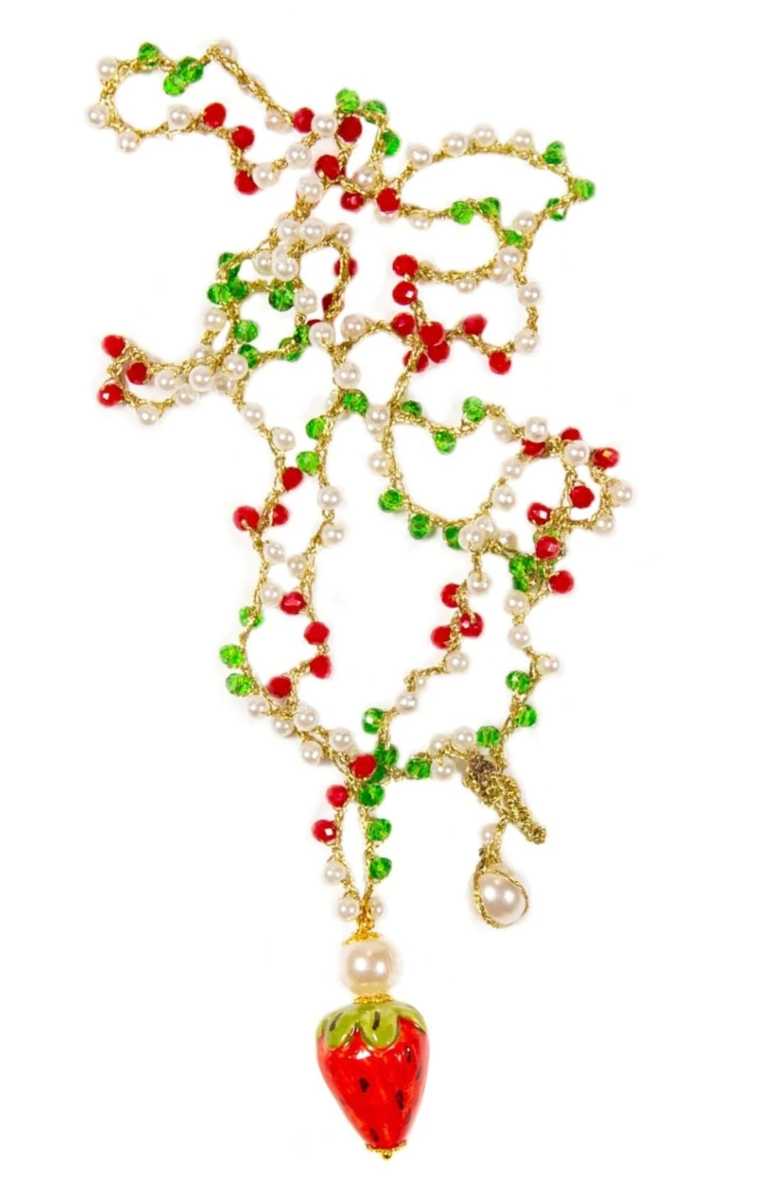 Collar Largo Cerámica Fragola