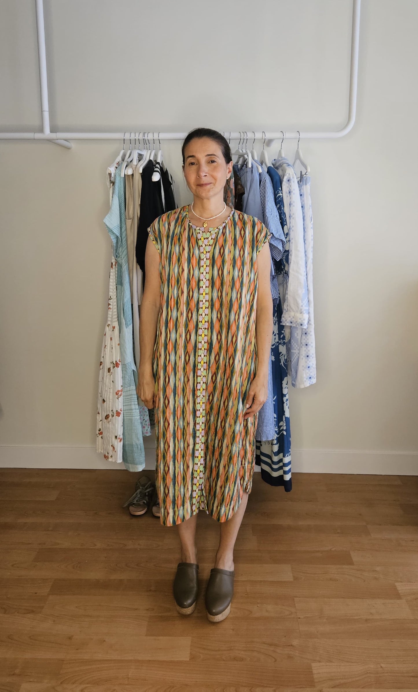 Vestido Midi Arlequín