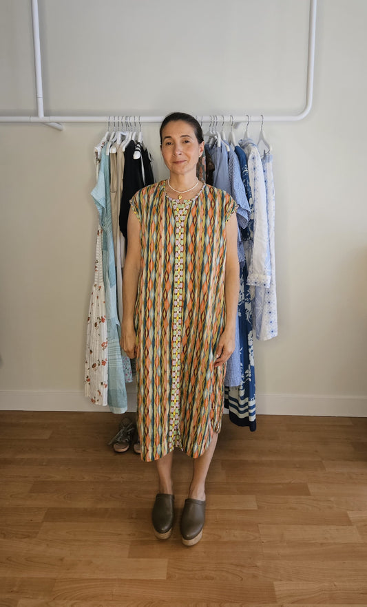 Vestido Midi Arlequín