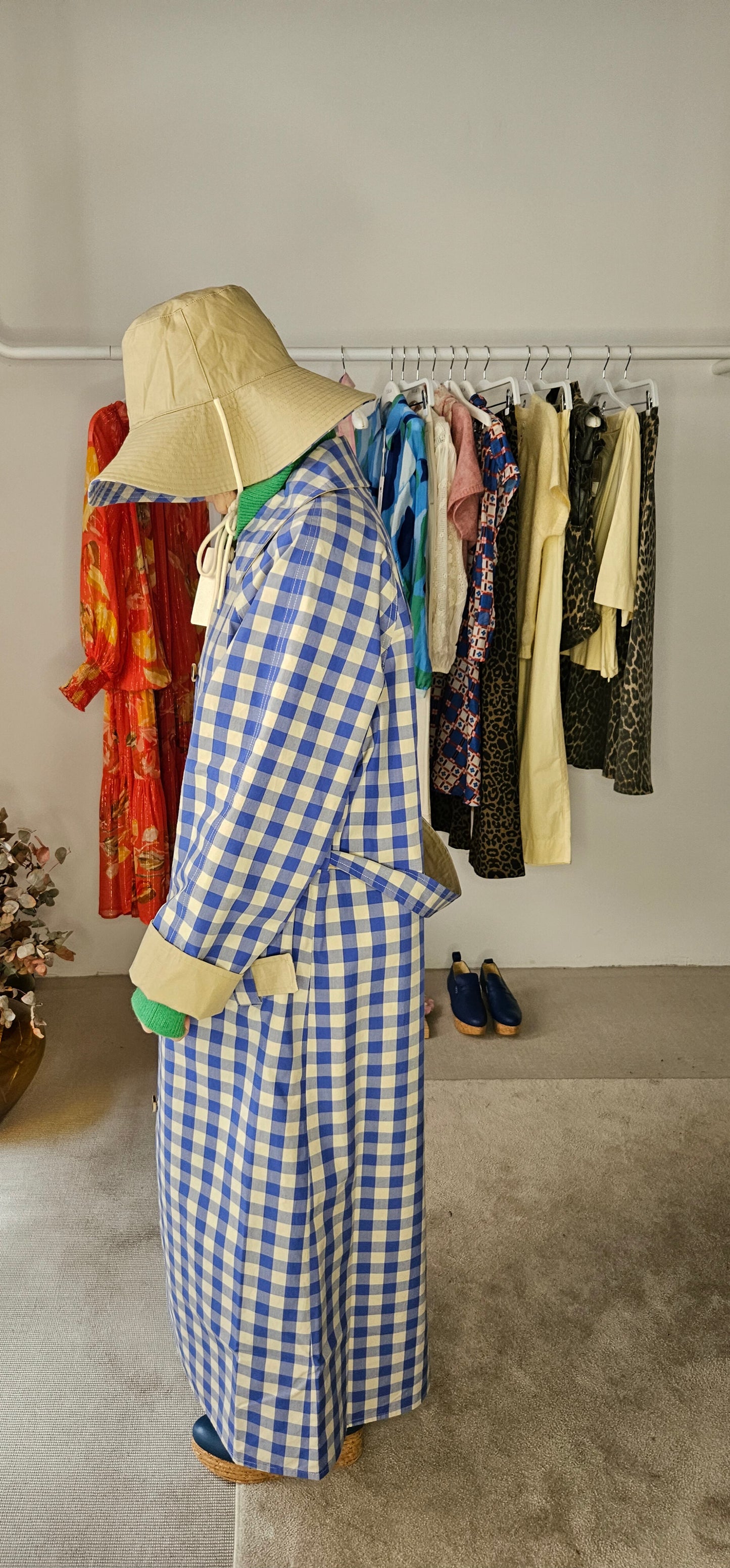 Sombrero Reversible Vichy