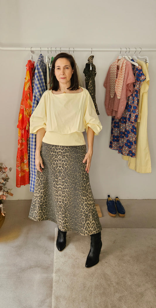 Top Cuello Barco Limón