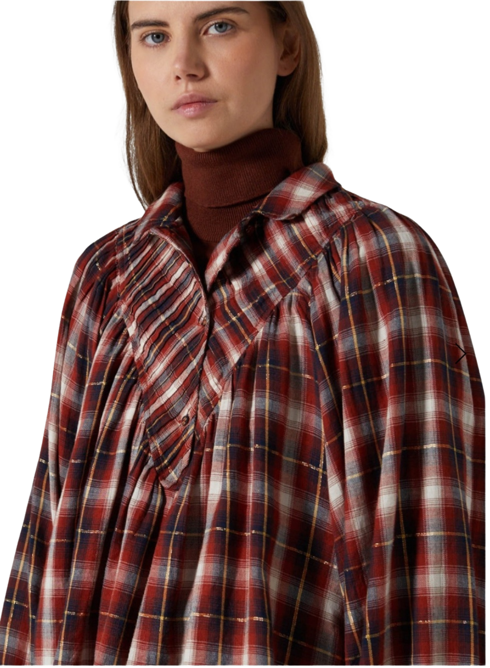 Camisa Cuadros Burdeos