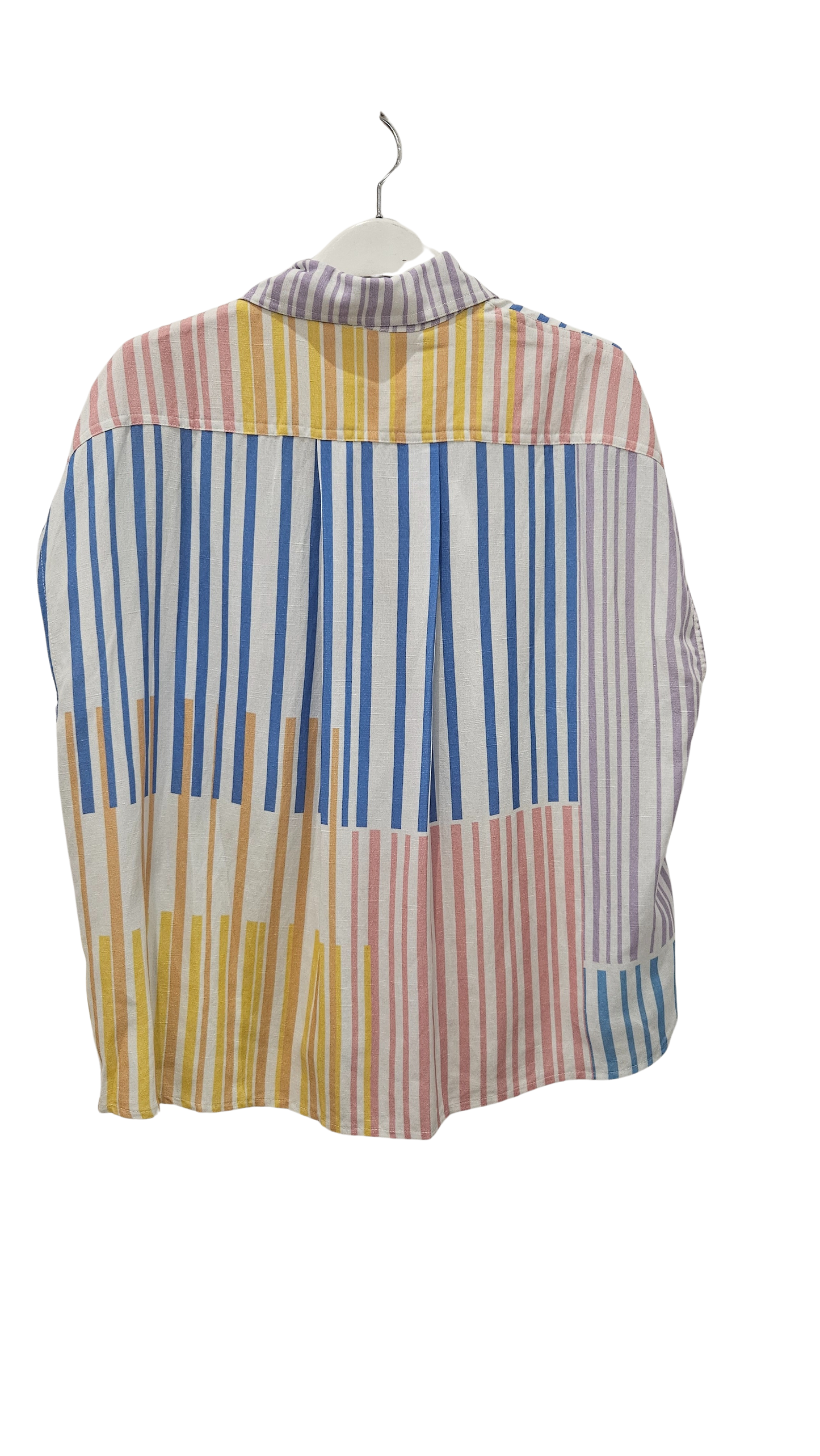 Camisa Lino Rayas Colores