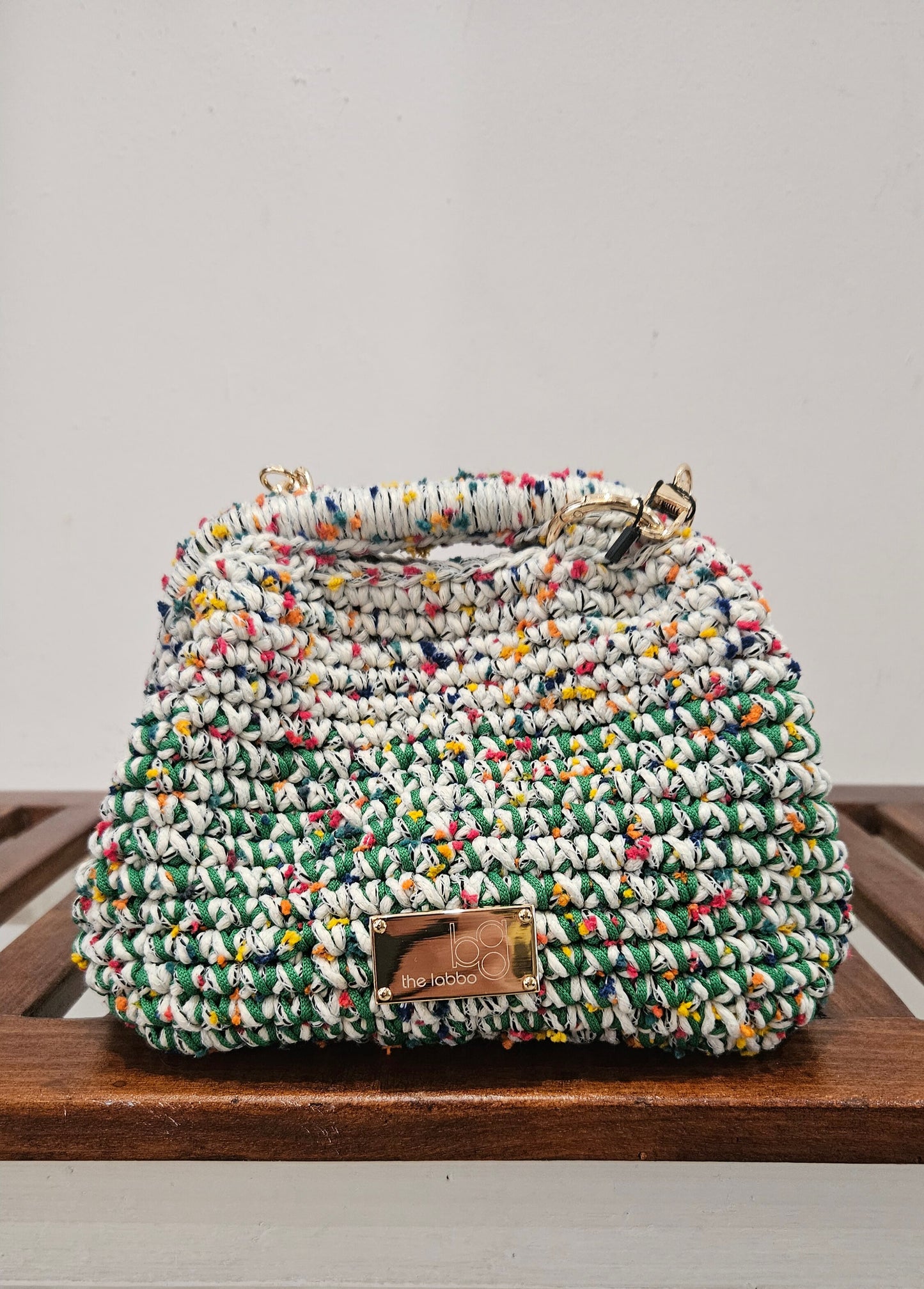 Clutch Melangé Verde