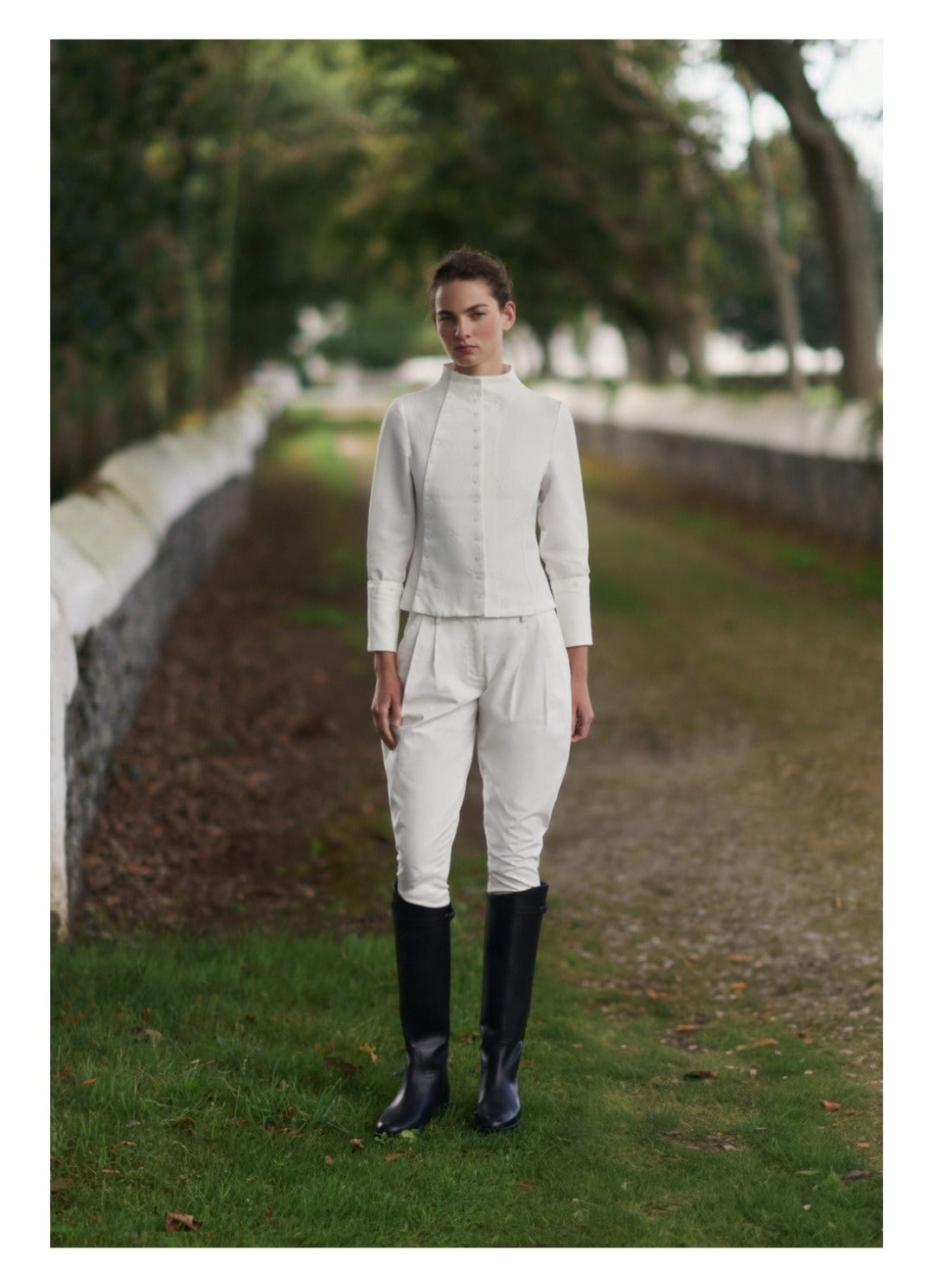 Pantalón Sora Gabardina Crudo
