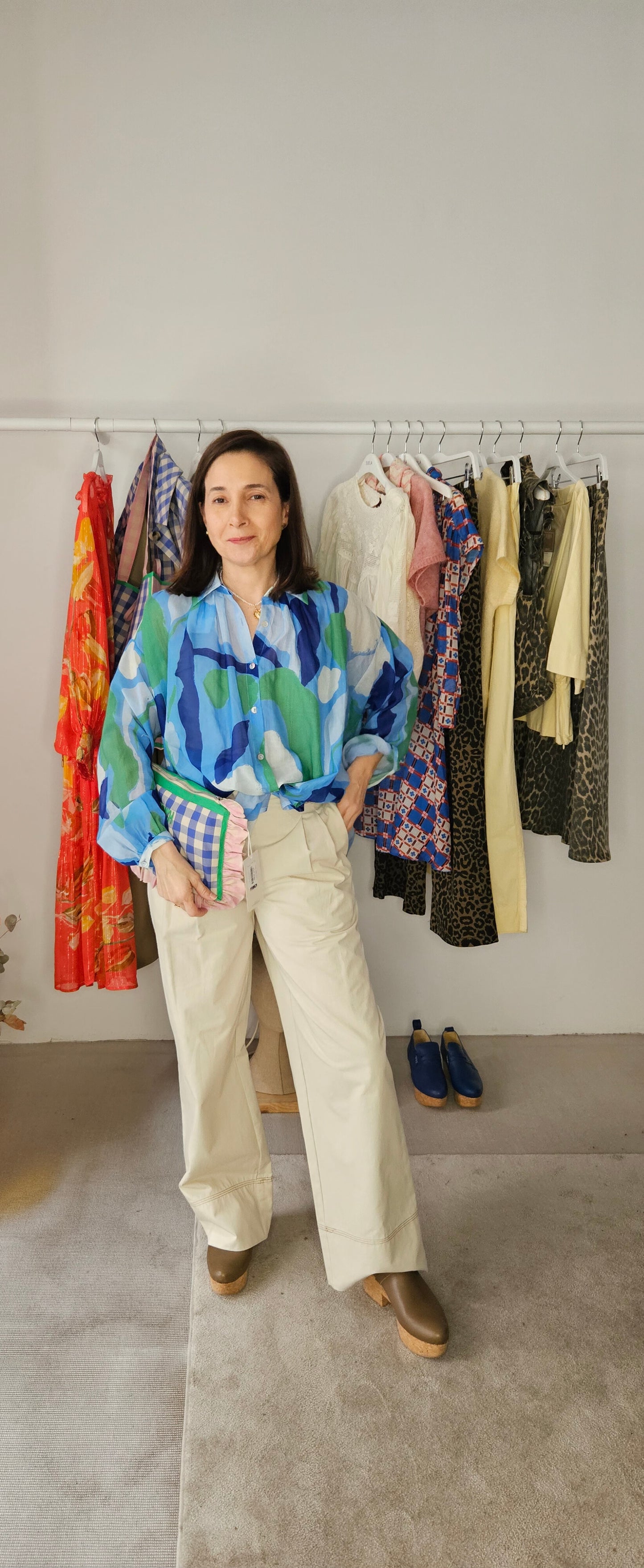 Pantalón Pinzas Bolsillos Arena