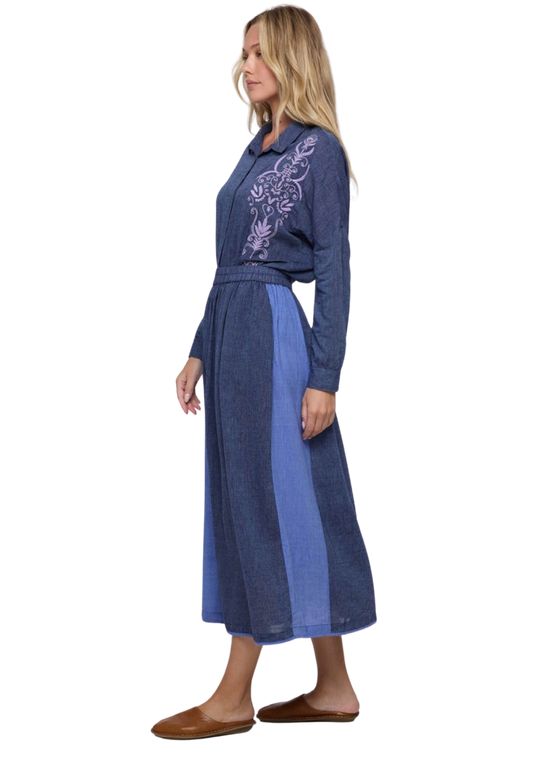 Falda Midi Rayas (Da Talla)