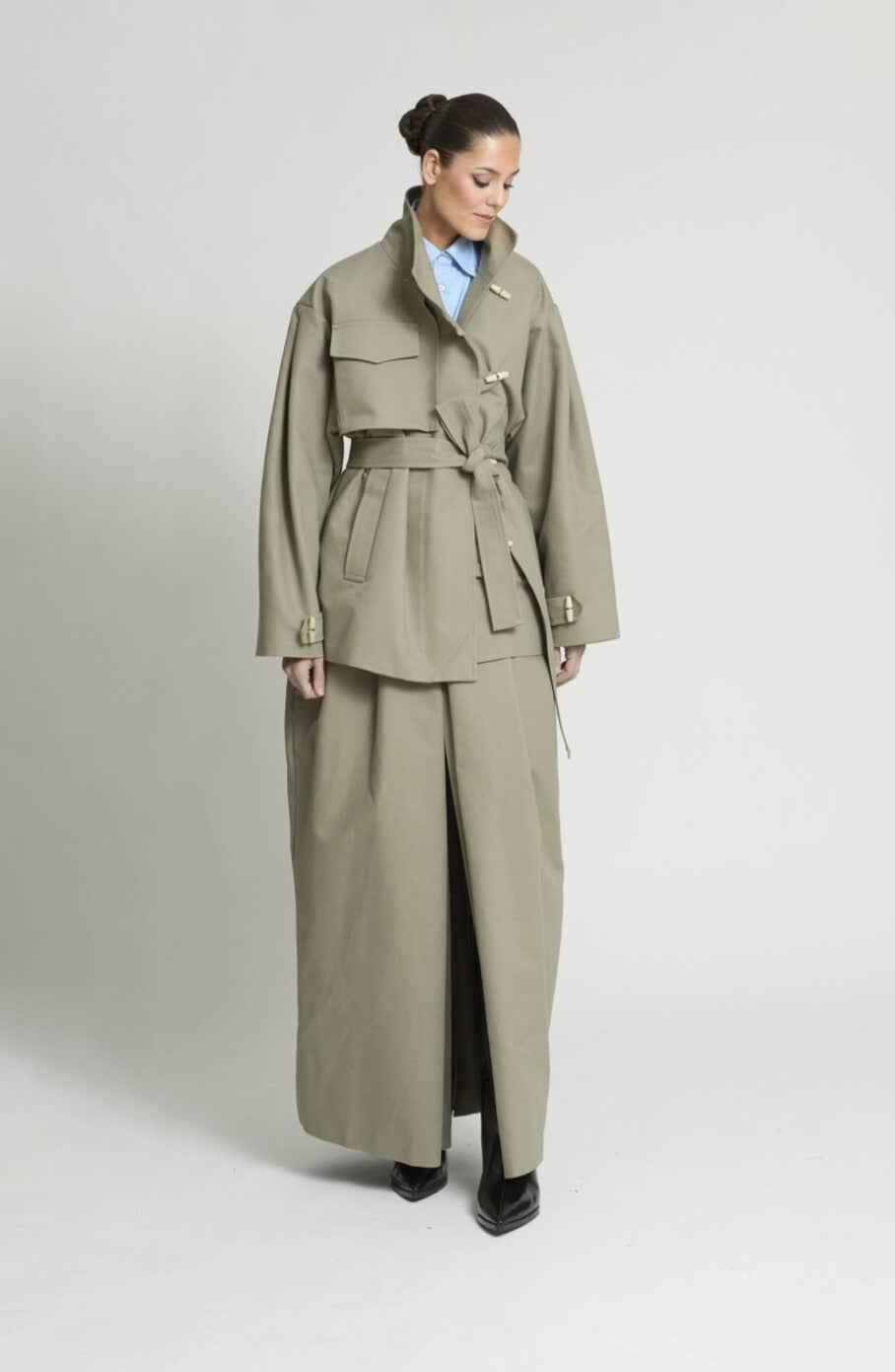 Gabardina Japonesa Corta