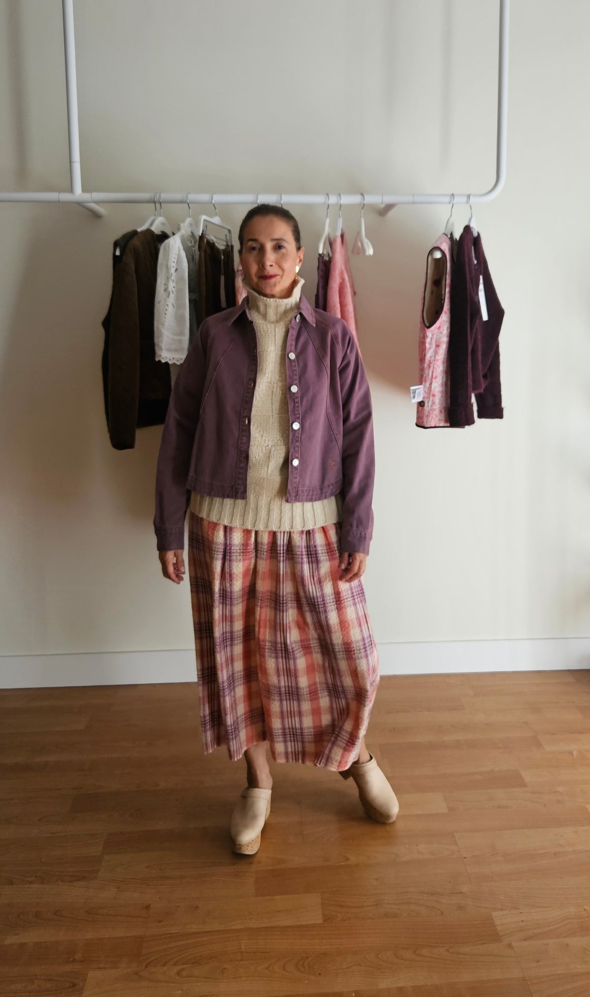 Cazadora Denim Morada
