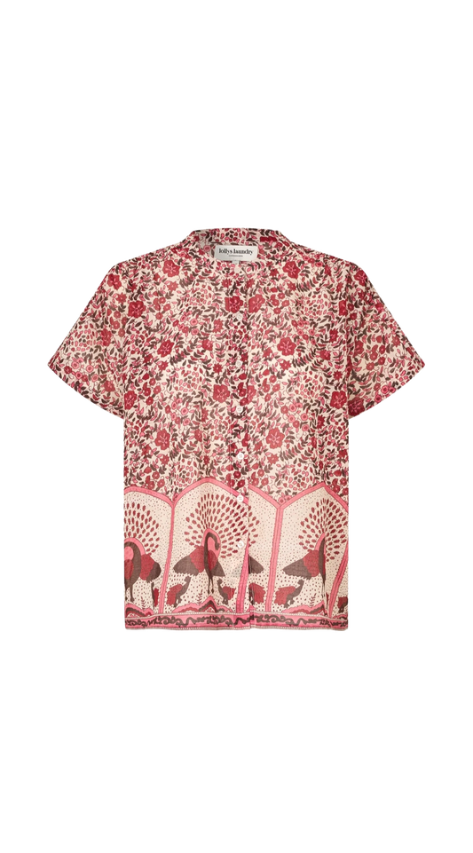 Camisa Estampado Rojo ( Da talla)