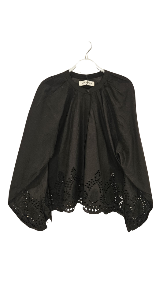 Camisa Negra Calados