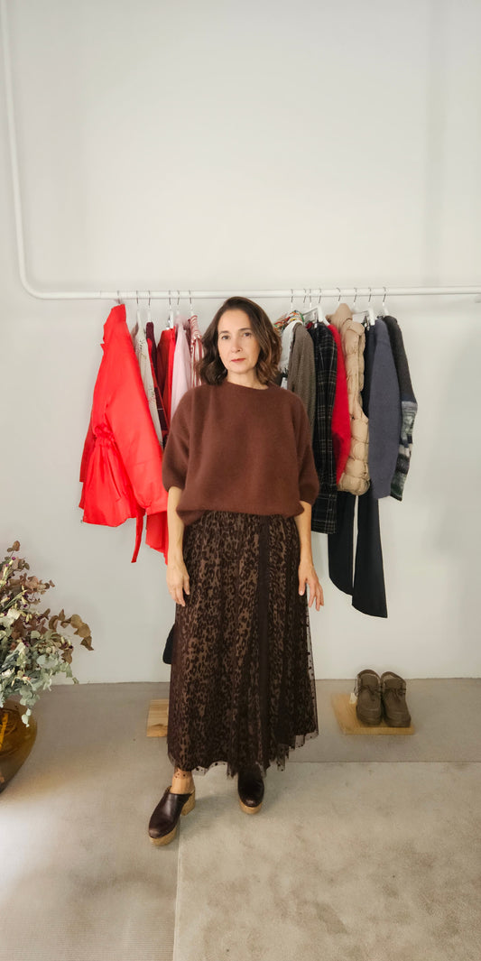 Falda Leopardo y Tul