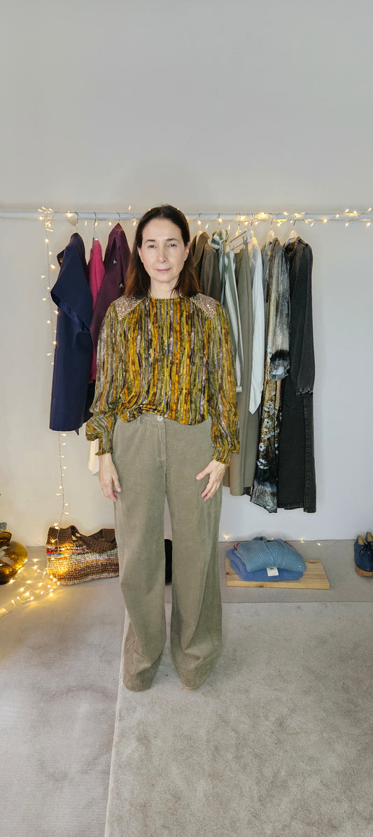 Pantalón Pana Verde