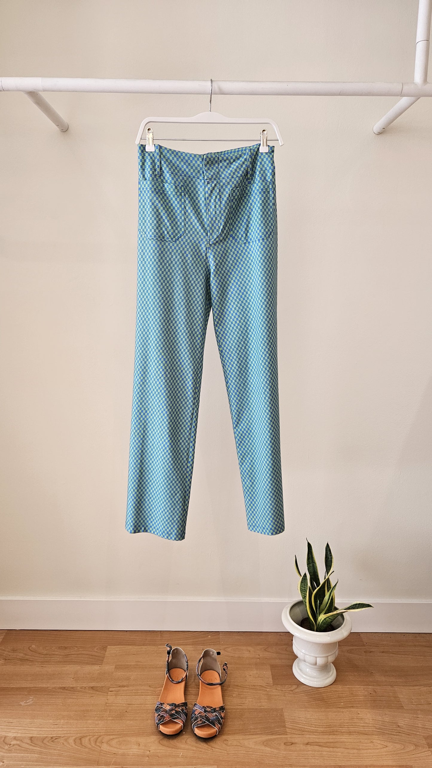 Pantalón Arlequín Turquesa