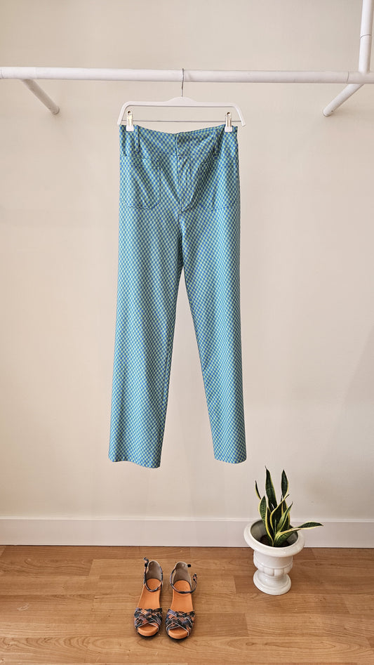 Pantalón Arlequín Turquesa