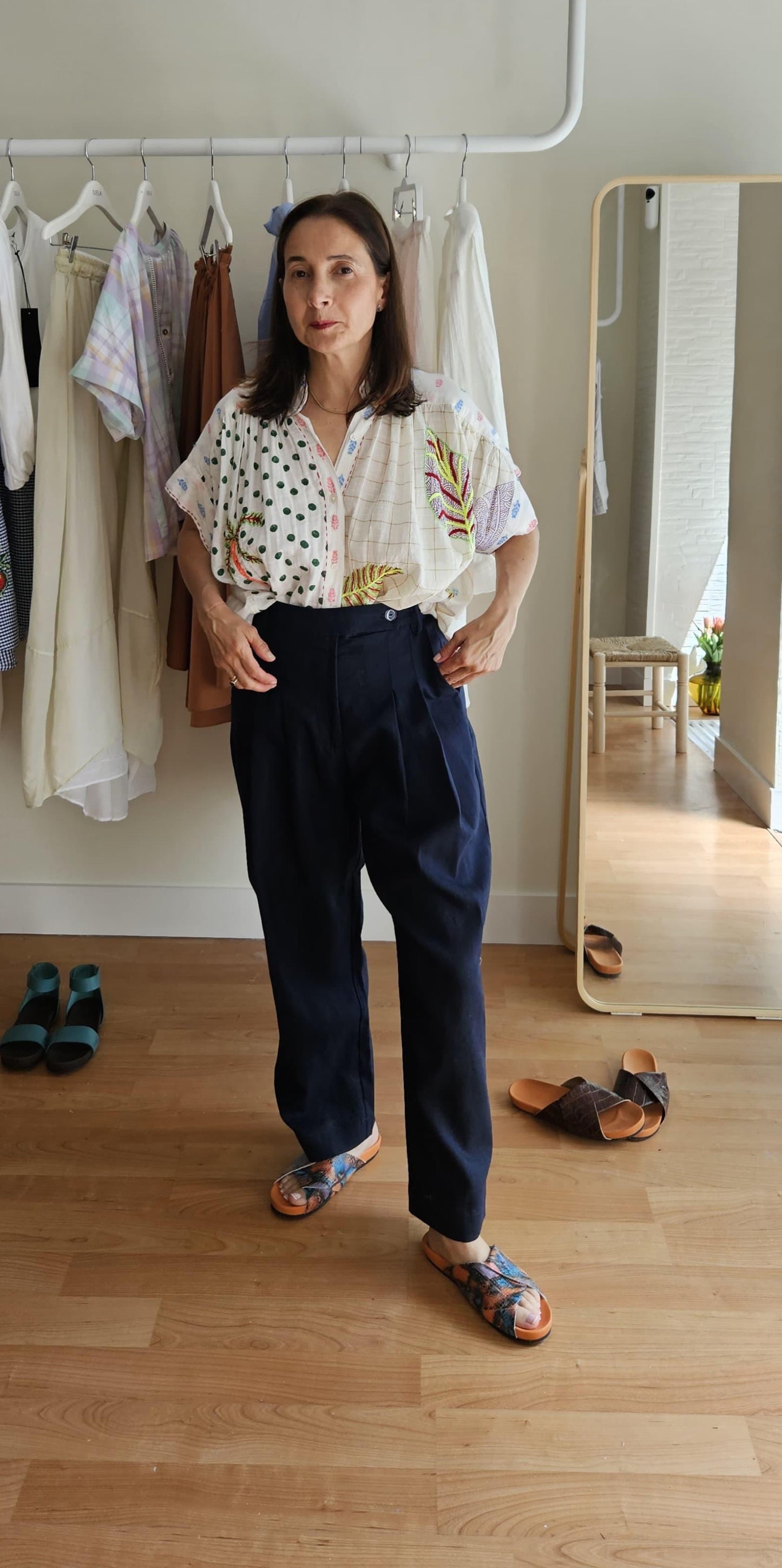 Pantalón Marino Lino Suela