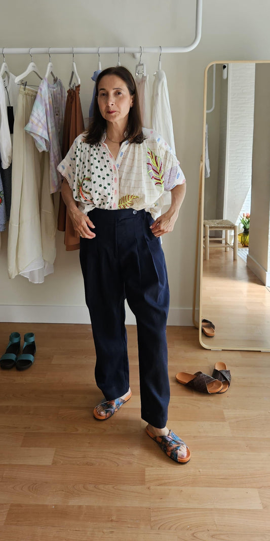 Pantalón Marino Lino Suela