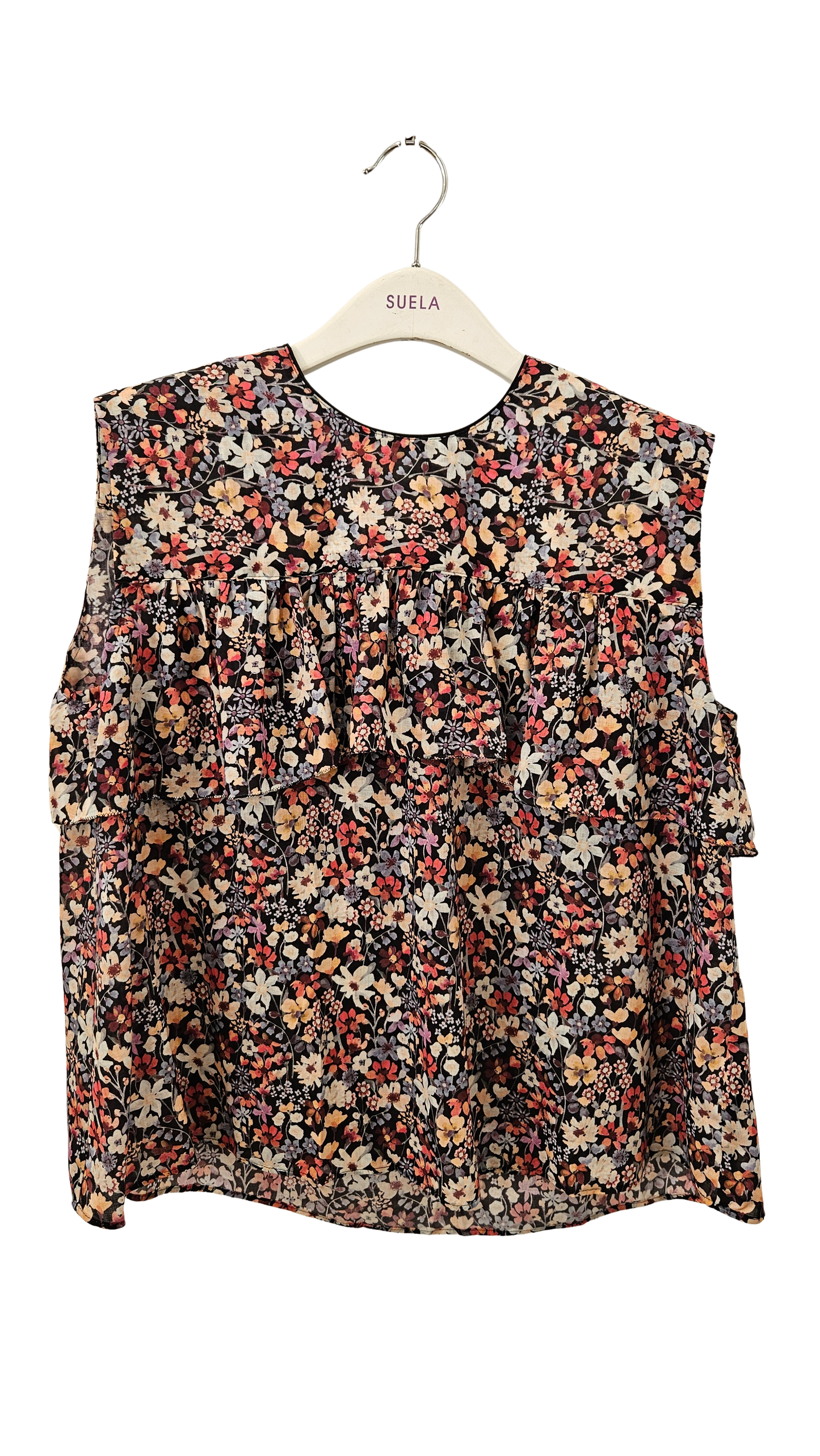 Top Sin Mangas Flores Liberty Japón