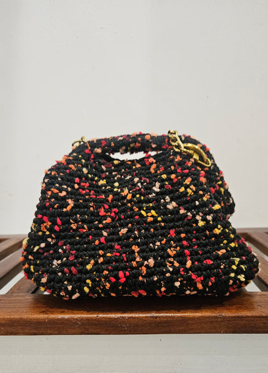 Clutch Melangé Negro