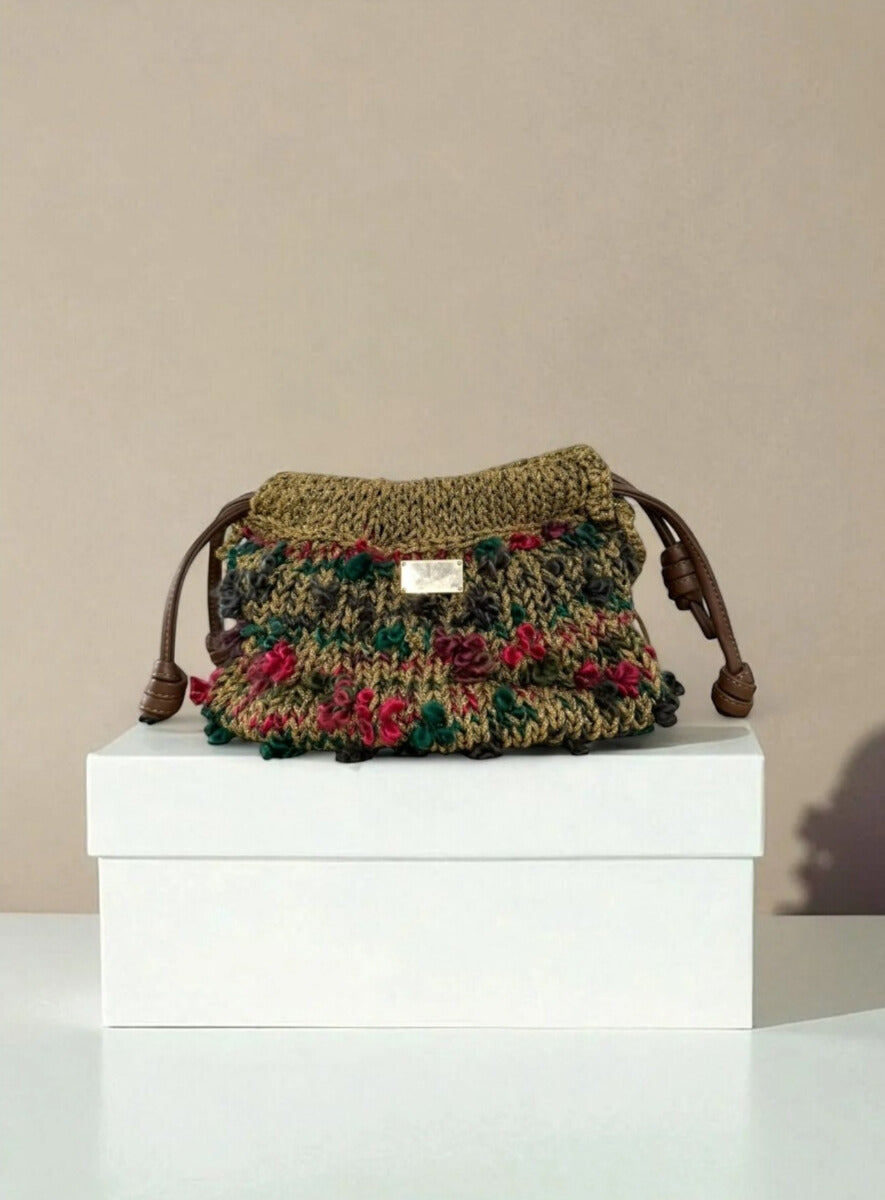 Bolso Scrunch Copenhague Dorado Multicolor