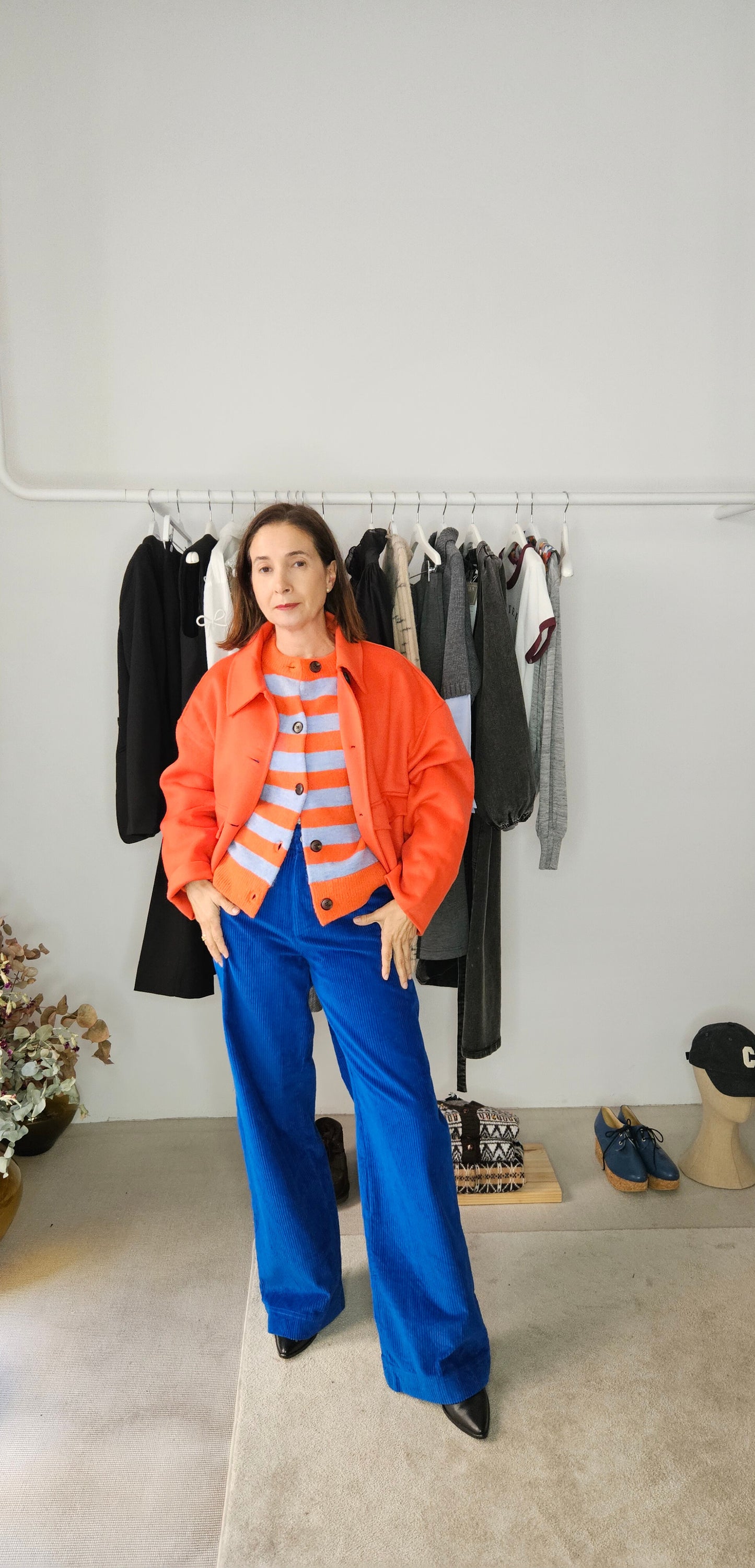 Chaqueta Paño Naranja