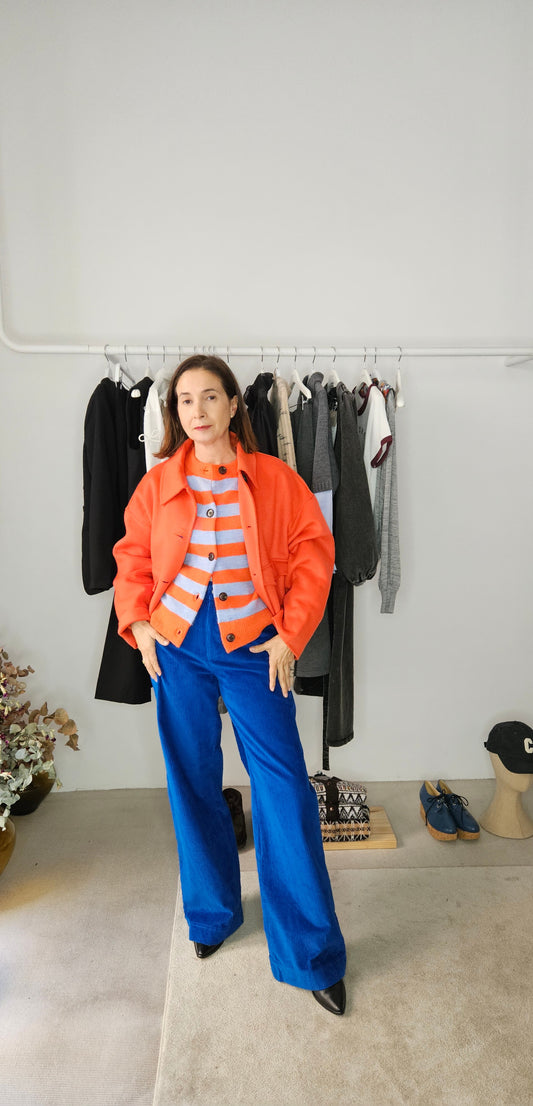 Chaqueta Paño Naranja