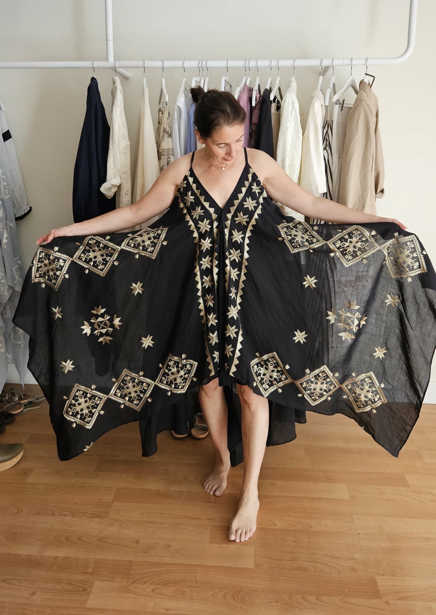 Vestido Asimétrico Negro