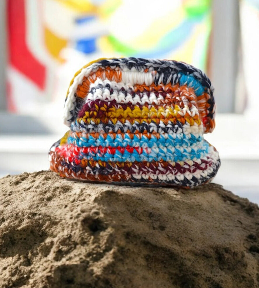 Clutch Melangé Lana Merino Cálido