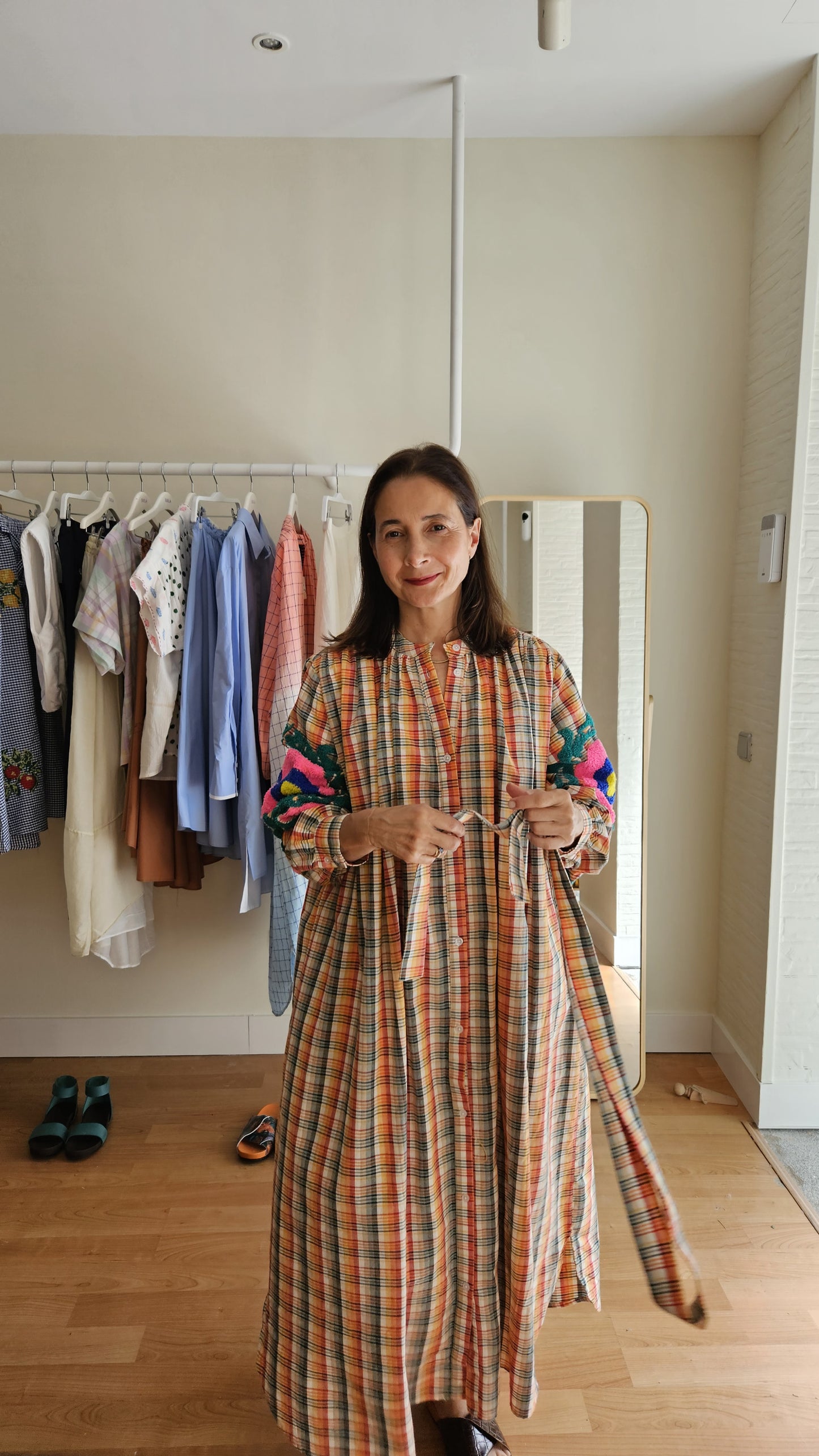 Vestido Cuadros Multicolor (Da talla)