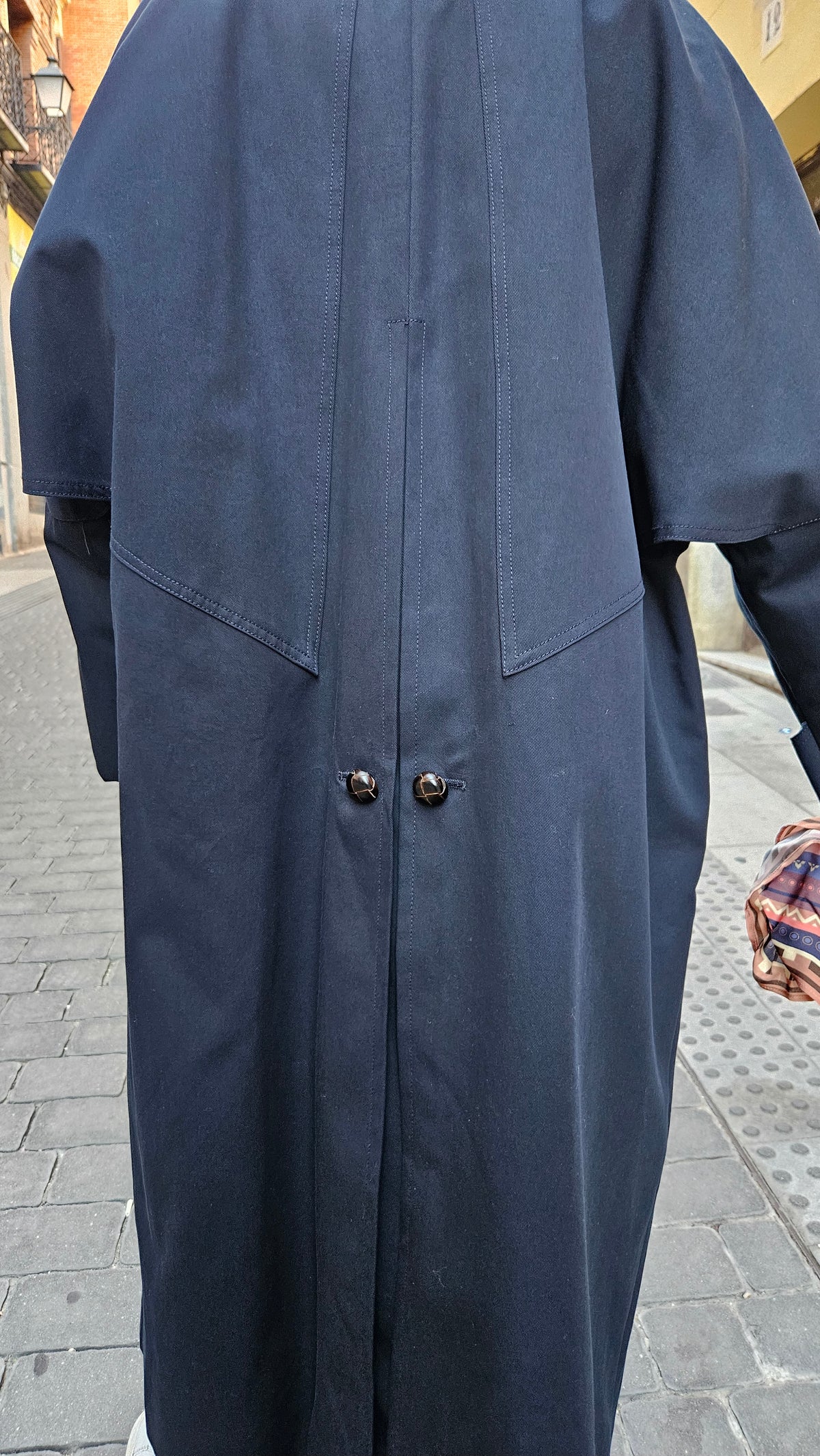 Gabardina Over Azul Marino