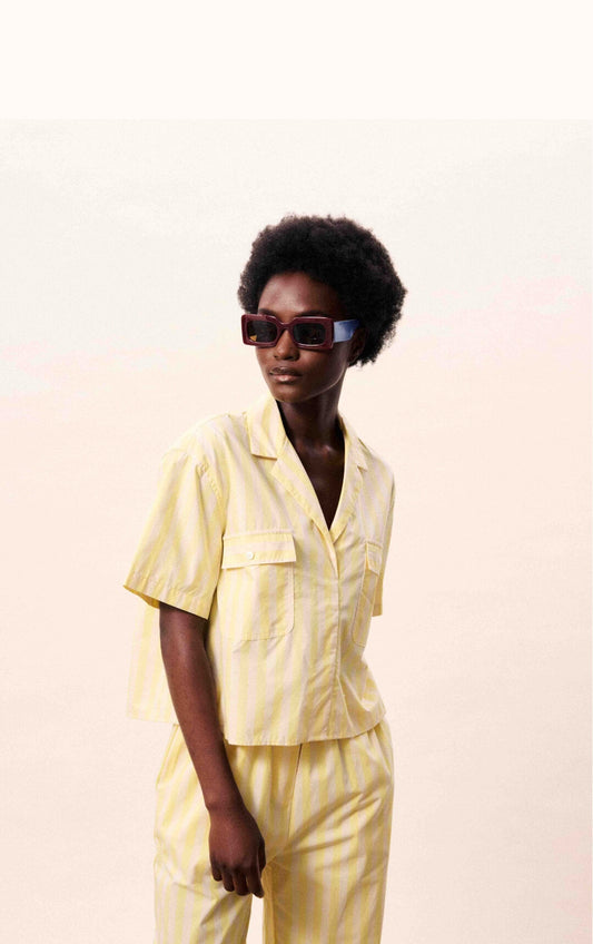 Camisa Rayas Limón
