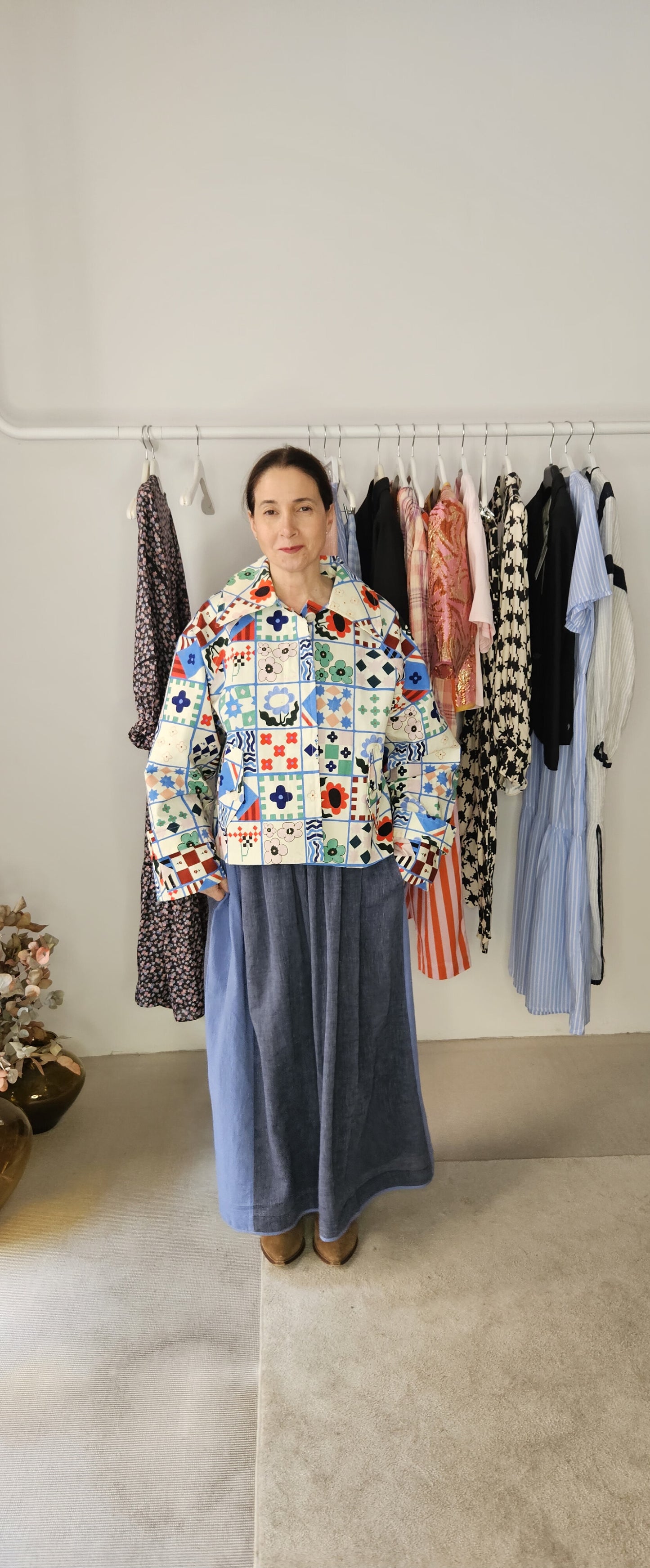 Chaqueta Estampado Azulejos (Da talla)