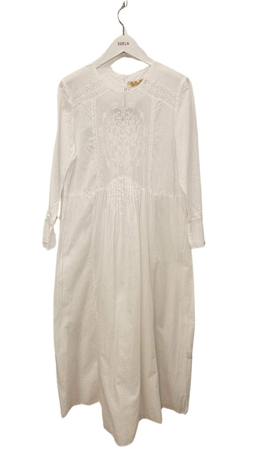Vestido Largo Bordado Japón