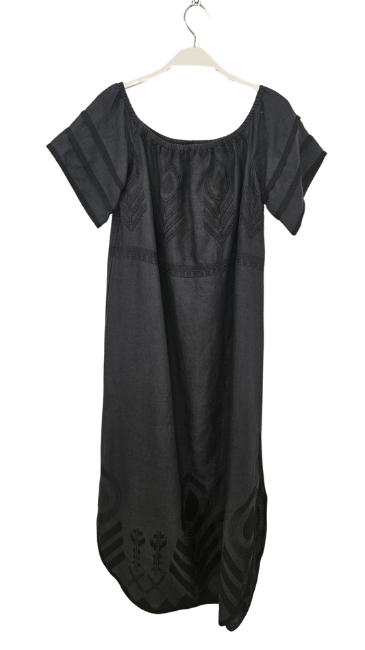 Vestido Palabra de Honor Negro