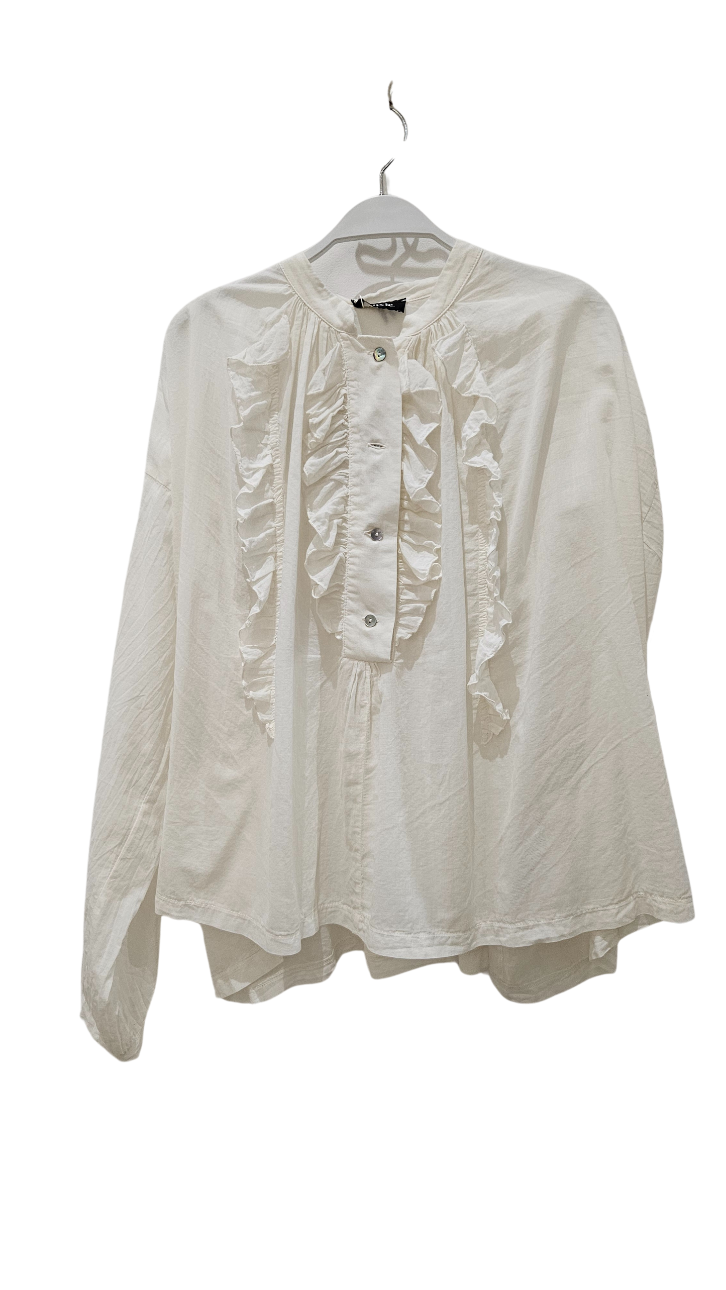 Blusa Beige Volantes