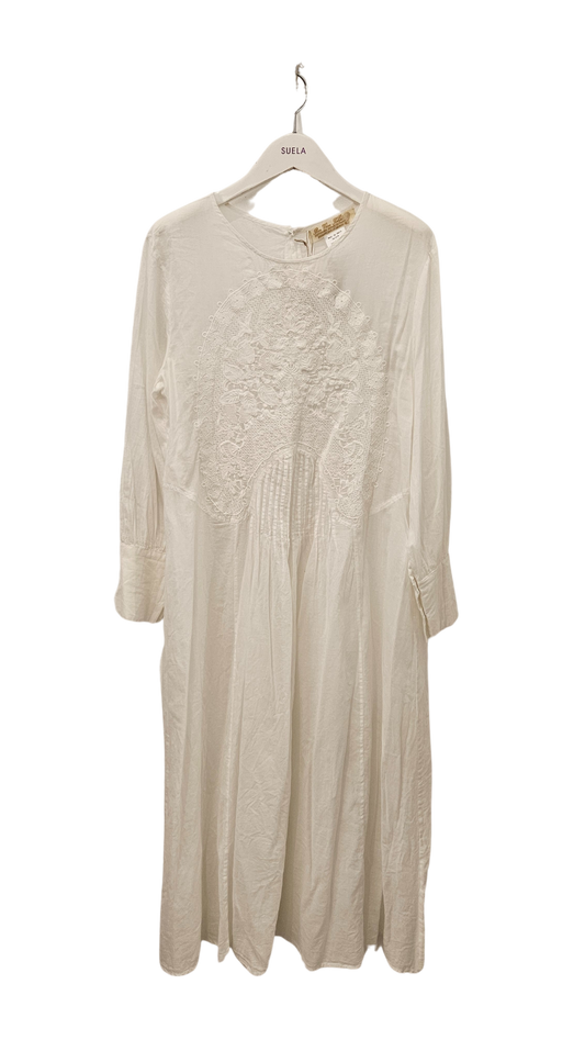 Vestido Largo Bordado Japón