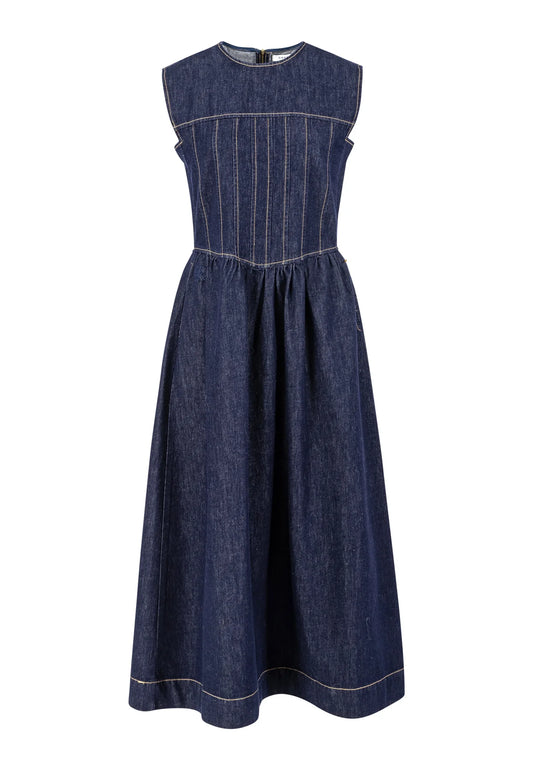 Vestido Denim Sin Mangas