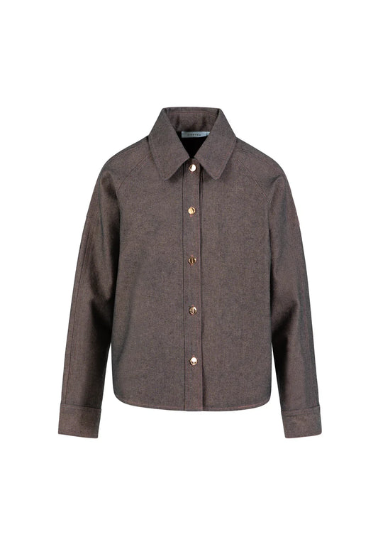 Chaqueta Vaquera Berenjena