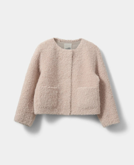 Chaqueta Borreguillo Rosa Claro