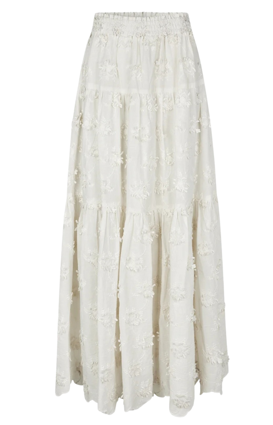 Falda Flores Relieve