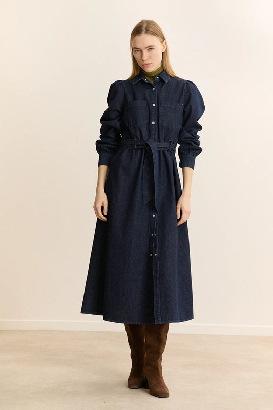 Vestido Denim Camisero